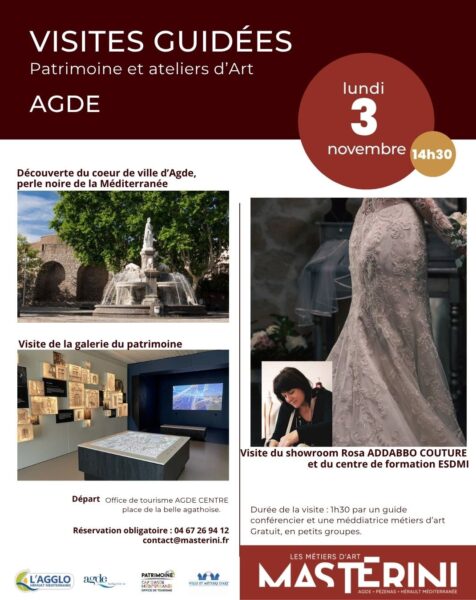 Visite guidée AGDE - 3 novembre 2025