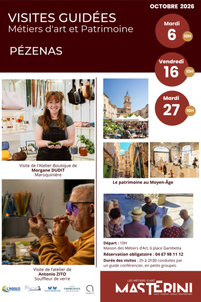 Affiche_Visites guidées_Pézenas_Octobre 2026